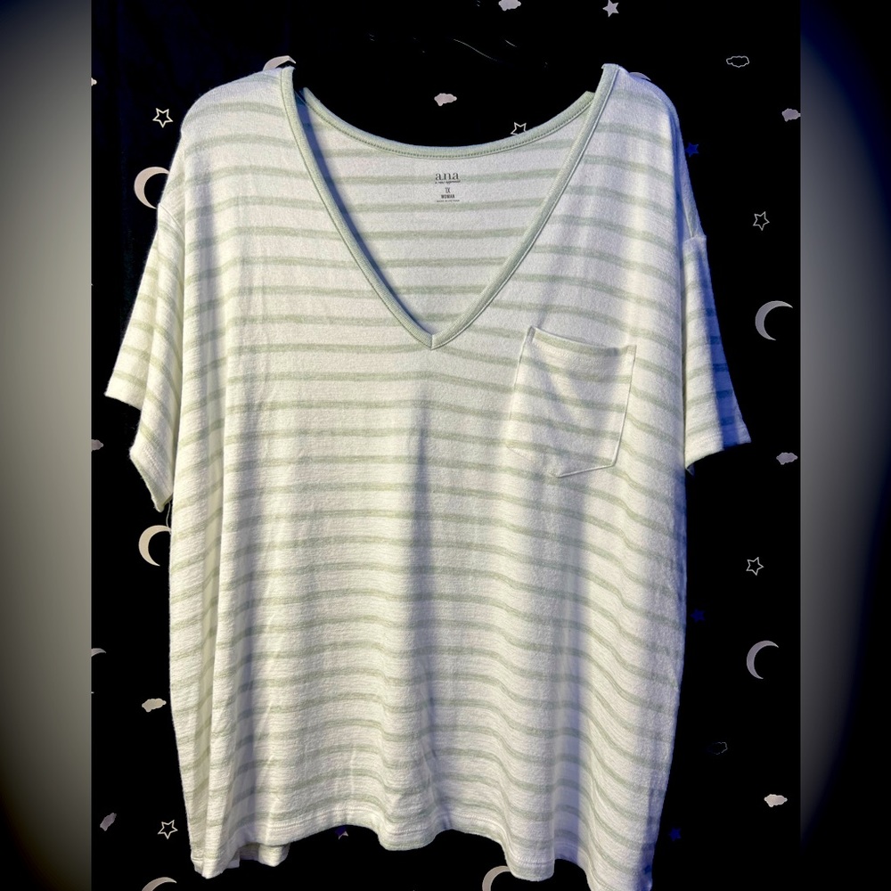 Ana striped blouse JC Penny brand